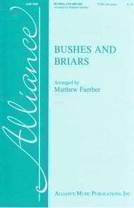 Bushes and Briars TTBB choral sheet music cover Thumbnail
